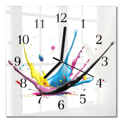 Square kitchen clock Color