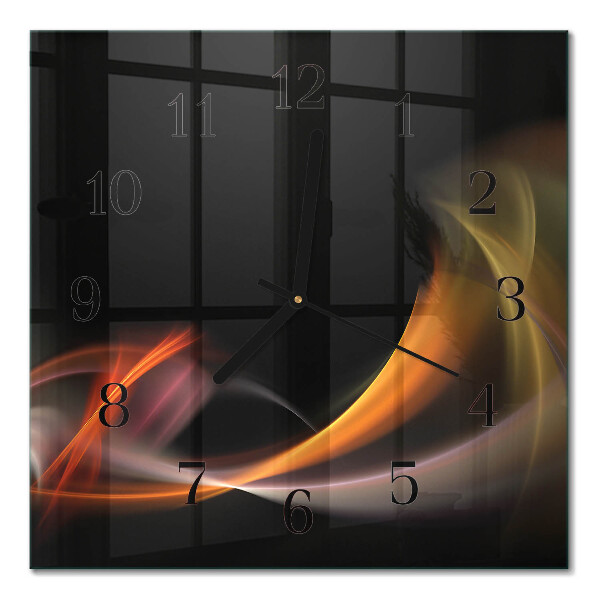 Square kitchen clock Abstraction