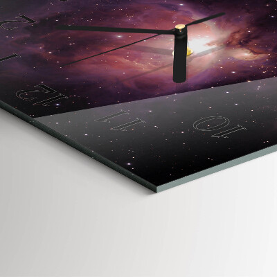 Square kitchen clock Cosmos