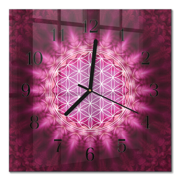 Square wall clock Abstraction