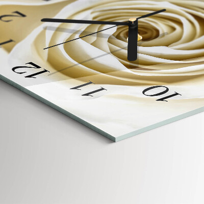 Square kitchen clock Rose