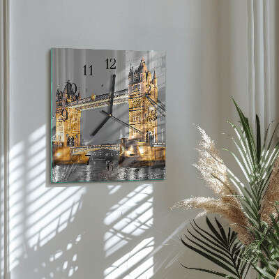 Square kitchen clock Tower Bridge