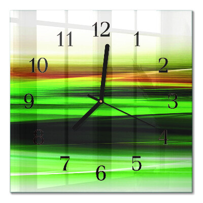Glass clock square Abstraction