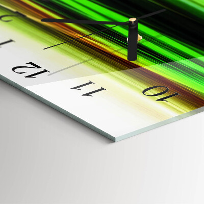 Glass clock square Abstraction