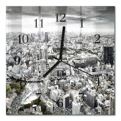 Square wall clock City