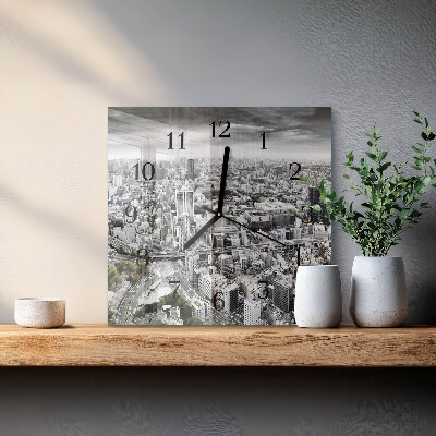 Square wall clock City