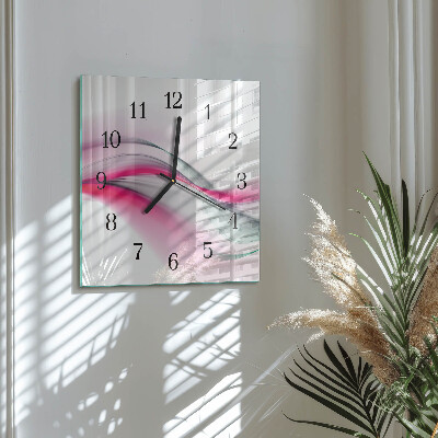 Square kitchen clock Abstraction