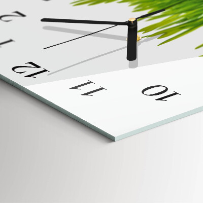 Square wall clock Grass