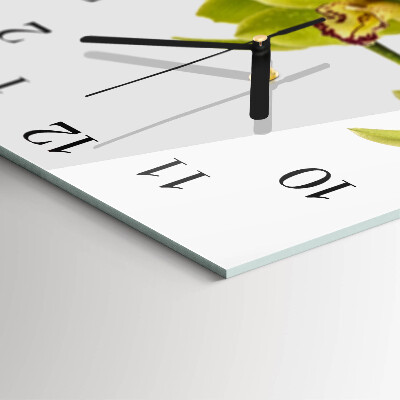 Square kitchen clock Orchid