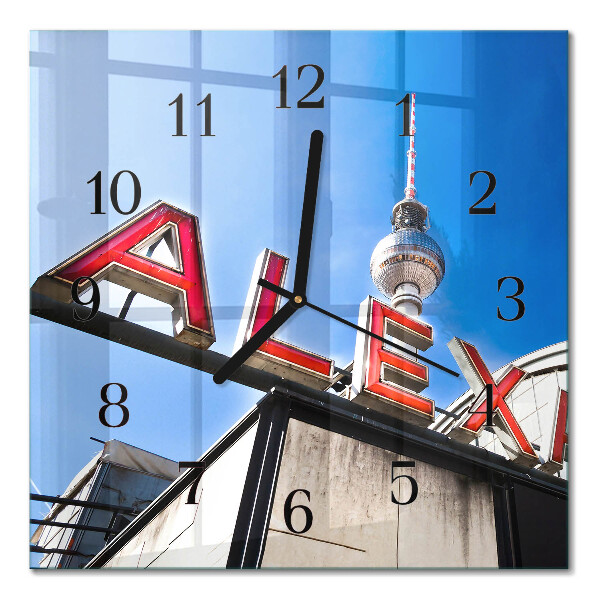 Square kitchen clock Alexander Square