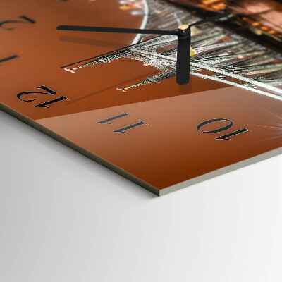 Square wall clock Bridge