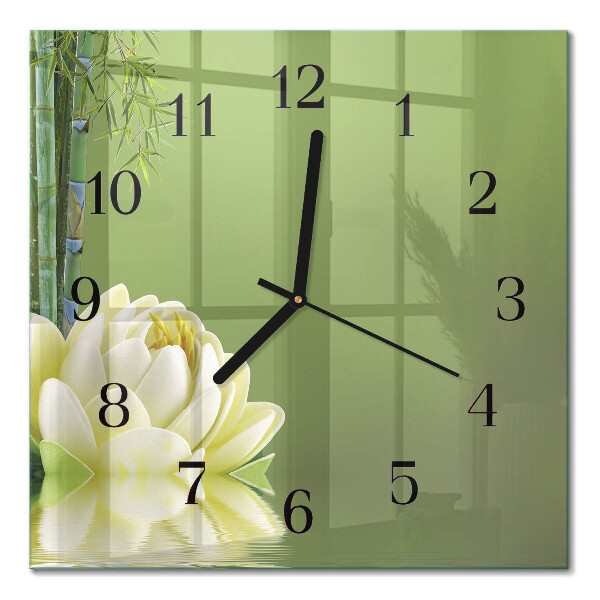 Square wall clock Lily