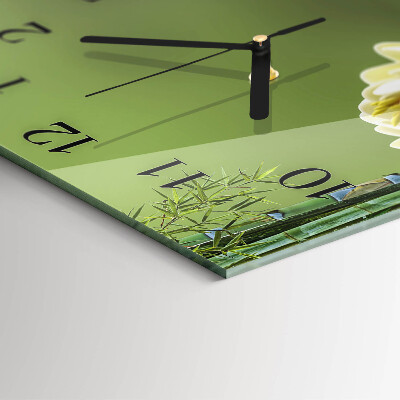 Square wall clock Lily