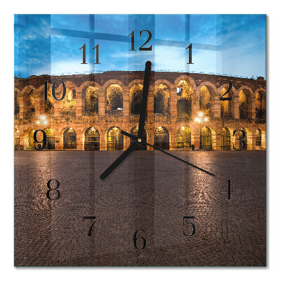 Square kitchen clock Statue