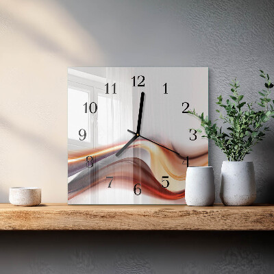 Square wall clock Abstraction