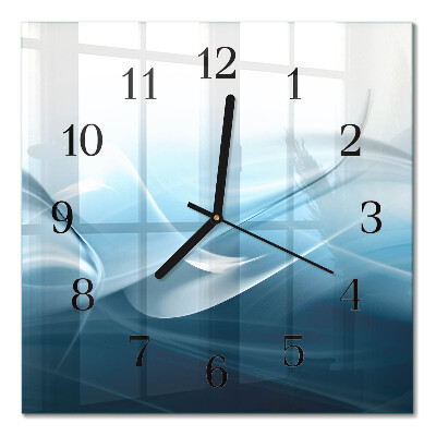 Glass clock square Abstraction