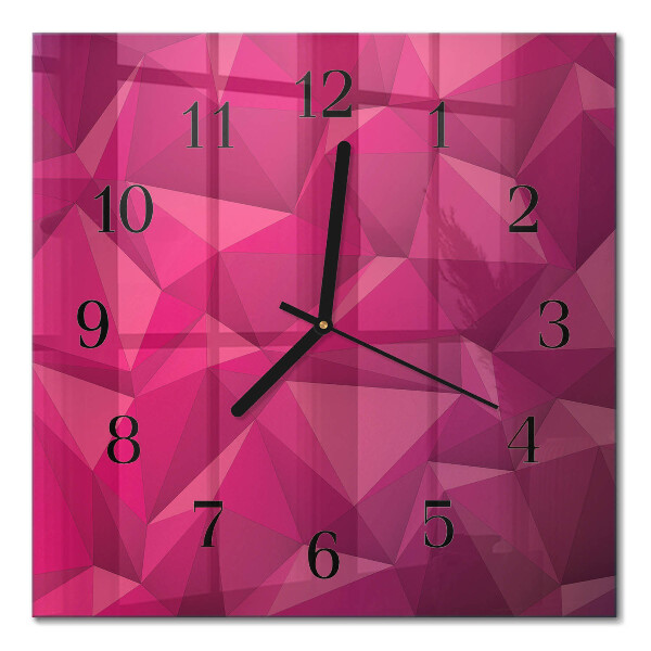 Square wall clock Abstraction