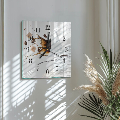 Glass clock square Mug