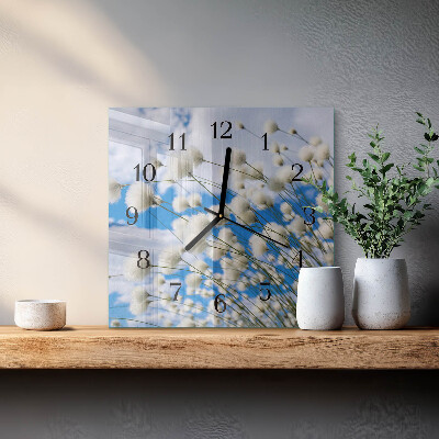Square kitchen clock Cotton