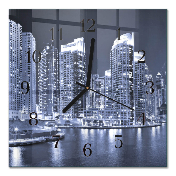 Square wall clock Horizon