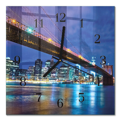 Square kitchen clock Bridge