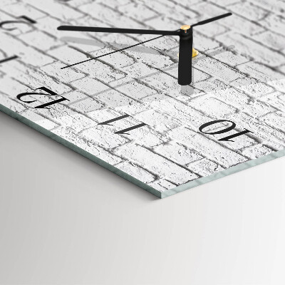 Square kitchen clock Brick