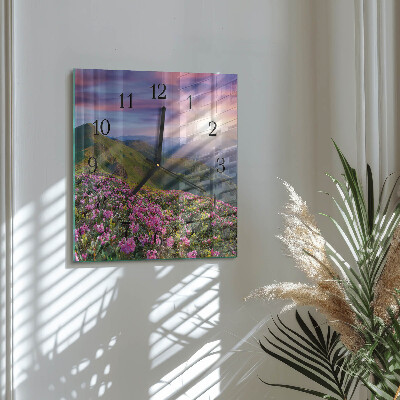 Square kitchen clock Landscape