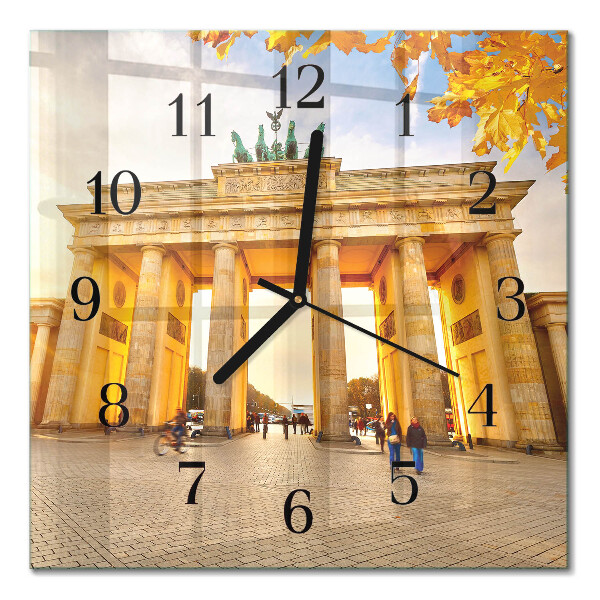 Glass clock square Berlin
