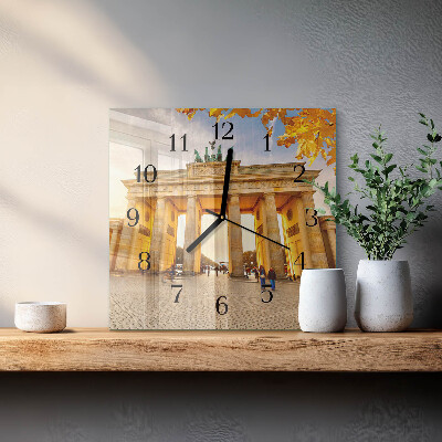 Glass clock square Berlin