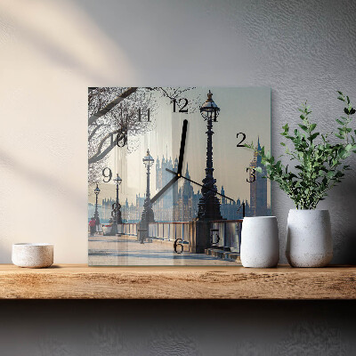 Glass clock square Lanterns