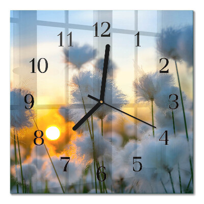 Square kitchen clock Cotton