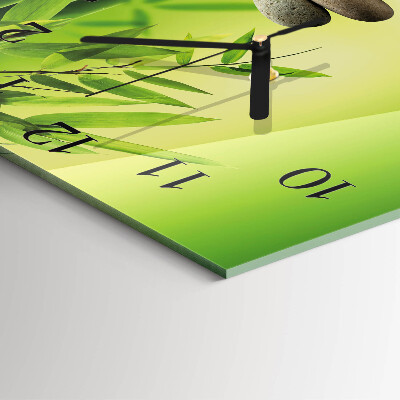 Square kitchen clock Stones