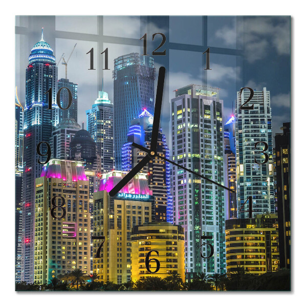 Square wall clock City