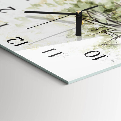 Square kitchen clock Tree