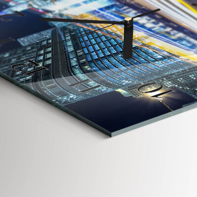 Square kitchen clock Horizon