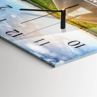 Square wall clock Field Path