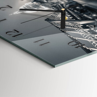 Square kitchen clock Horizon