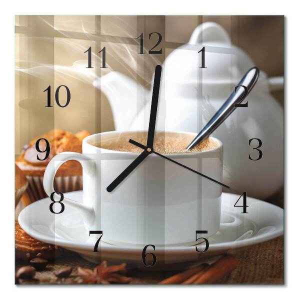 Square kitchen clock Mug