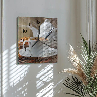 Square kitchen clock Mug