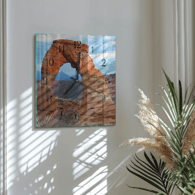 Square kitchen clock Grand Canyon