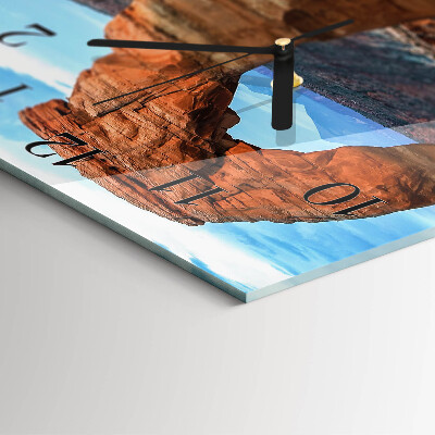 Square kitchen clock Grand Canyon
