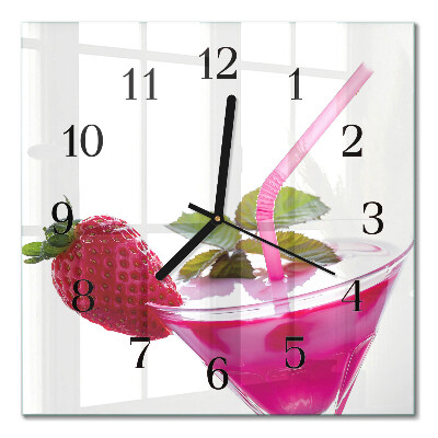 Square kitchen clock Cocktail