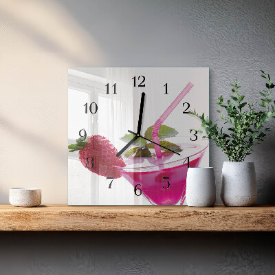 Square kitchen clock Cocktail