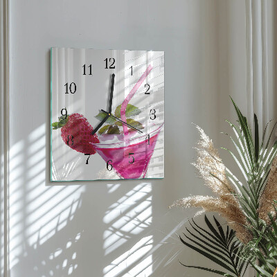 Square kitchen clock Cocktail