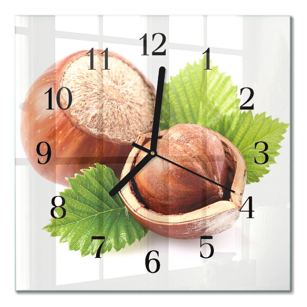 Square wall clock Stones in the sand