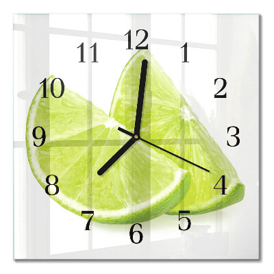 Square wall clock Calcium carbonate
