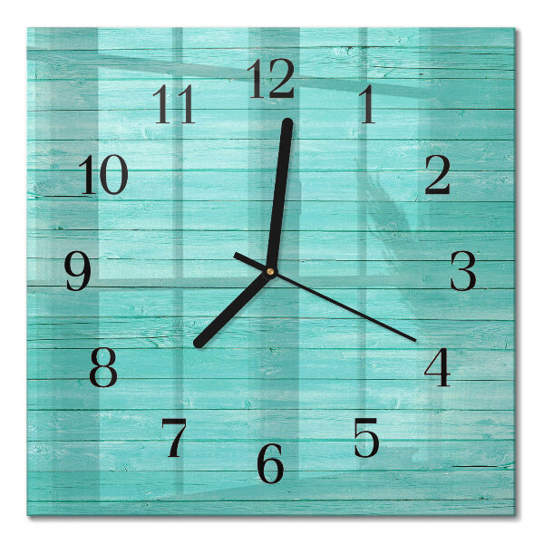 Square wall clock Green boards