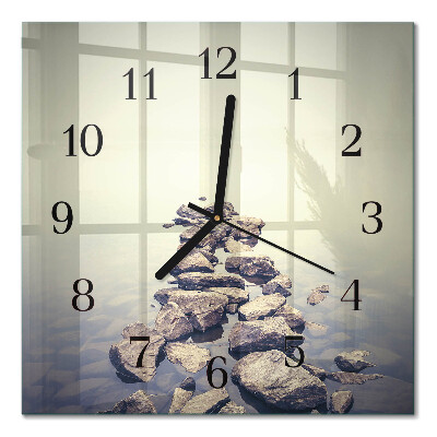 Square wall clock Riverbank