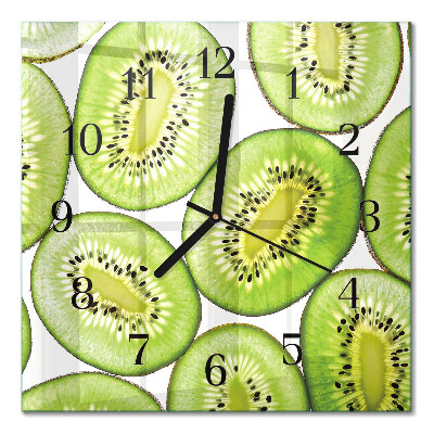 Square kitchen clock Kiwi