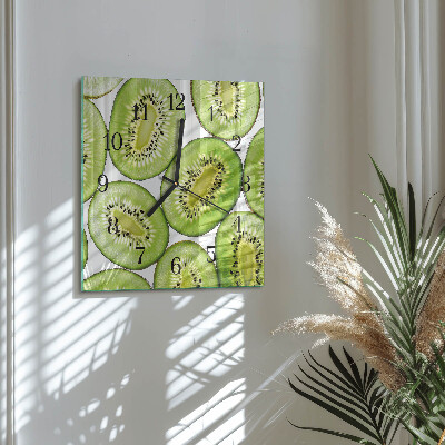Square kitchen clock Kiwi